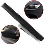 152 x 30CM Car Vinyl Wrap Carbon Fiber Matt Satin Glossy Multi Color Car Tint Car Sticker - Glossy Black