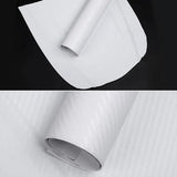 152 x 30CM Car Vinyl Wrap Carbon Fiber Matt Satin Glossy Multi Color Car Tint Car Sticker - Glossy Black - Extra Image