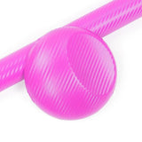 152 x 30CM Car Vinyl Wrap Carbon Fiber Matt Satin Glossy Multi Color Car Tint Car Sticker - Pink Carbon Fiber