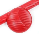 152 x 30CM Car Vinyl Wrap Carbon Fiber Matt Satin Glossy Multi Color Car Tint Car Sticker - Red Carbon Fiber