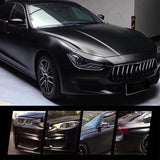 152 x 30CM Car Vinyl Wrap Carbon Fiber Matt Satin Glossy Multi Color Car Tint Car Sticker - Red Carbon Fiber - Rear View