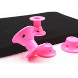10Pcs DIY Magic Silicone Hair Curlers No-Heat Soft Rollers - Blue - Extra Image