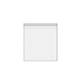 Multi-size Clear Self-Seal Cellophane Bags - Bulk Adhesive Opp - 8*10+2 - Extra Image