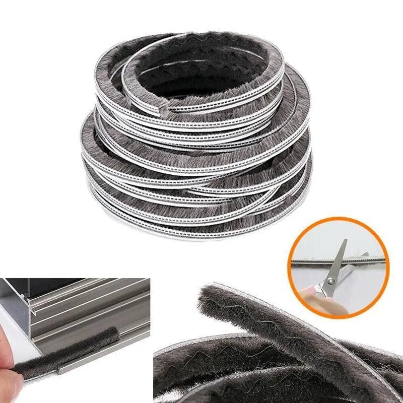 10M Hairy Seal Brush for Door & Window Draught Exclusion - 7x6mm（10M）