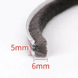 10M Hairy Seal Brush for Door & Window Draught Exclusion - 7x6mm（10M） - Extra Image