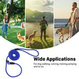 Dog Training Correction Leash Lead Cesar Puppy Pets Millan Slip Nylon Rope 10*140mm - Blue