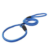 Dog Training Correction Leash Lead Cesar Puppy Pets Millan Slip Nylon Rope 10*140mm - Blue - Extra Image
