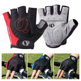 XL Size Cycling Bicycle Half Finger Bike Gloves Unisex Anti Slip Padded - Blue
