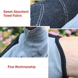 XL Size Cycling Bicycle Half Finger Bike Gloves Unisex Anti Slip Padded - Grey - Extra Image