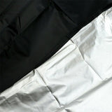 Outdoor Furniture Round 1.28M/1.85M/2.3M Cover Waterproof Garden Table Shelter - 230*110cm - Close-Up Angle