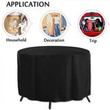 Outdoor Furniture Round 1.28M/1.85M/2.3M Cover Waterproof Garden Table Shelter - 230*110cm - Extra Image