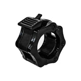 50mm Barbell Clamp Collar Clip Olympic Weightlifting Lift Spring Lock - Black - Extra Image