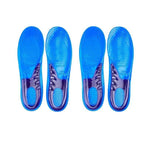 Comfort Gel Insoles with Arch Support for Flat Feet and Everyday Footwear - 1 Pair 35-38(24.5CM)