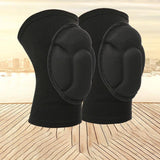 Aolikes Knee Pad Crashproof Antislip Brace Leg Sleeve Guard Protector Support - Black*1 Pair - Side View