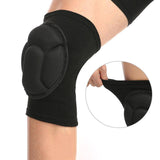 Aolikes Knee Pad Crashproof Antislip Brace Leg Sleeve Guard Protector Support - Black*1 Pair