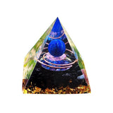 Amethyst Crystal Sphere Orgonite Pyramidamp Obsidians - Purple(50mmx50mm) - Extra Image