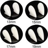 Cosplay Vampire Fangs Fake Teeth for Halloween Costume Party Dress Up 2PCS Prop Set - 13mm-1Piar