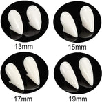 Cosplay Vampire Fangs Fake Teeth for Halloween Costume Party Dress Up 2PCS Prop Set - 15mm-1Piar