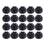 20PCS Wire Storage Cube Plastic Connectors Mesh Snap Plastic Push Grid - White