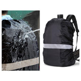 M Size Outdoor Foldable Backpack WaterProof Rain Cover Rucksack Camping Travel Bag - Orange