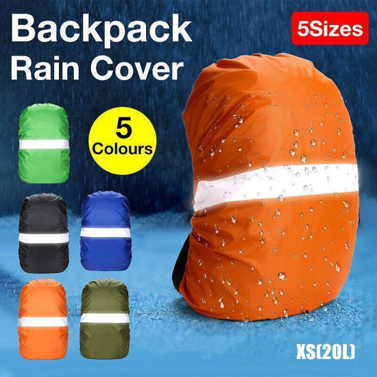XS Outdoor Foldable Backpack WaterProof Rain Cover Rucksack Camping Travel Bag - Orange