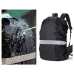 XS Outdoor Foldable Backpack WaterProof Rain Cover Rucksack Camping Travel Bag - Orange
