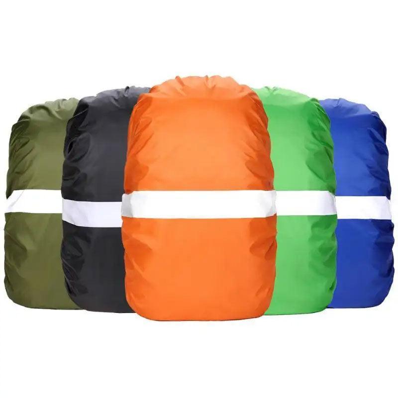 L Size Outdoor Foldable Backpack WaterProof Rain Cover Rucksack Camping Travel - Orange