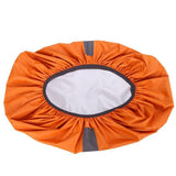 L Size Outdoor Foldable Backpack WaterProof Rain Cover Rucksack Camping Travel - Orange - Extra Image