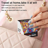 Variety Changeable Magnetic Magic Cube 3D Hand Flip Puzzle Anti Stress Toys Gift - Flame Pattern