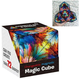 Variety Changeable Magnetic Magic Cube 3D Hand Flip Puzzle Anti Stress Toys Gift - Colourful Pattern