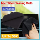 Microfiber Cleaning Cloth Camera Lens Eye Glasses Phone Screen Jewellery Wipes - 5PCS - Front View