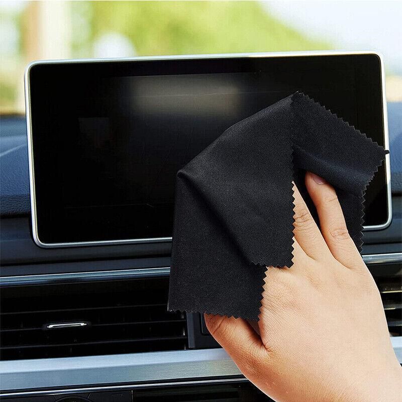 Microfiber Cleaning Cloth Camera Lens Eye Glasses Phone Screen Jewellery Wipes - 5PCS