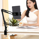 Clamp Long Arm Tablet Phone Holder Adjustable Mount for Bed Desk Use - Extra Image