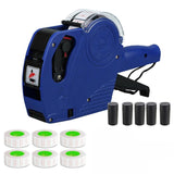 Tag Gun Labeller Kit With 6 Rolls Labels And 5 Inks Roller - Yellow - Low Angle