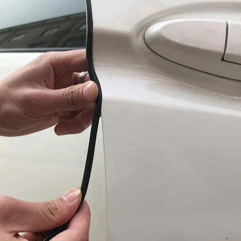 5m Car Door Edge Protector Strip Anti-Scratch Protection Rubber Trim Seal - Black