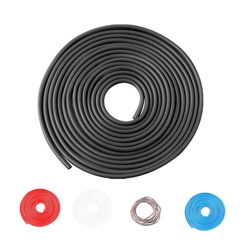5m Car Door Edge Protector Strip Anti-Scratch Protection Rubber Trim Seal - White