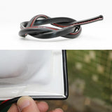 5m Car Door Edge Protector Strip Anti-Scratch Protection Rubber Trim Seal - White - Extra Image