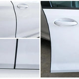5m Car Door Edge Protector Strip Anti-Scratch Protection Rubber Trim Seal - Grey - Rear View