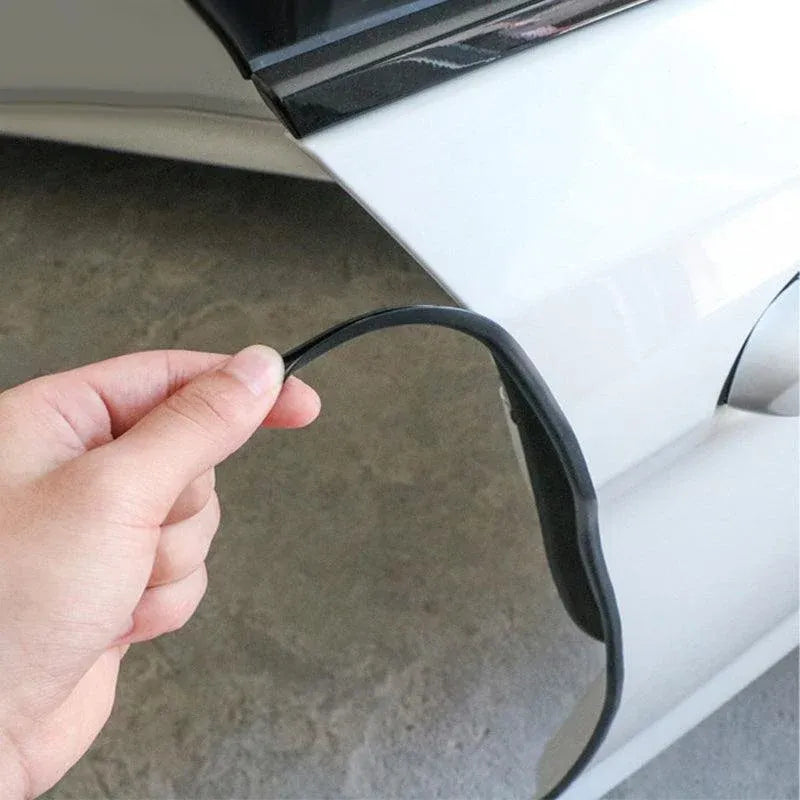 5m Car Door Edge Protector Strip Anti-Scratch Protection Rubber Trim Seal - Grey