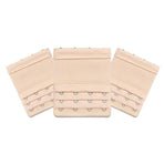 3 Hooks Underwear Extension Bra Buckle Bra Extender Hook Brassiere Strap - Beige