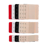 3 Hooks Underwear Extension Bra Buckle Bra Extender Hook Brassiere Strap - Beige