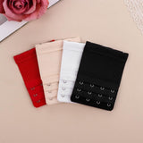 3 Hooks Underwear Extension Bra Buckle Bra Extender Hook Brassiere Strap - Black