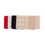 3 Hooks Underwear Extension Bra Buckle Bra Extender Hook Brassiere Strap - White - Side View