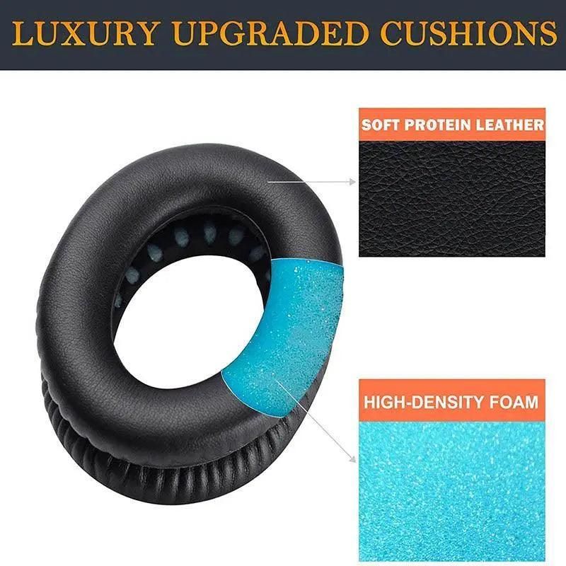 Replacement Ear Pads Cushions For Bose Quietcomfort 35 Qc35 Ii Qc25 Qc15 Ae2 - Gold-Black