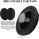 Replacement Ear Pads Cushions For Bose Quietcomfort 35 Qc35 Ii Qc25 Qc15 Ae2 - Gold-Black - 45-Degree Angle