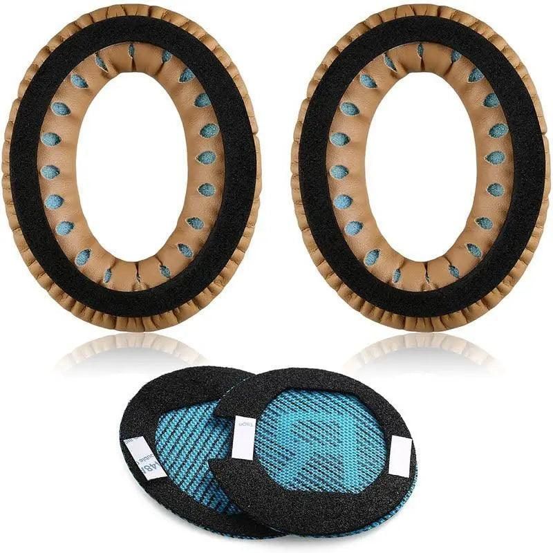 Replacement Ear Pads Cushions For Bose Quietcomfort 35 Qc35 Ii Qc25 Qc15 Ae2 - Gold-Black