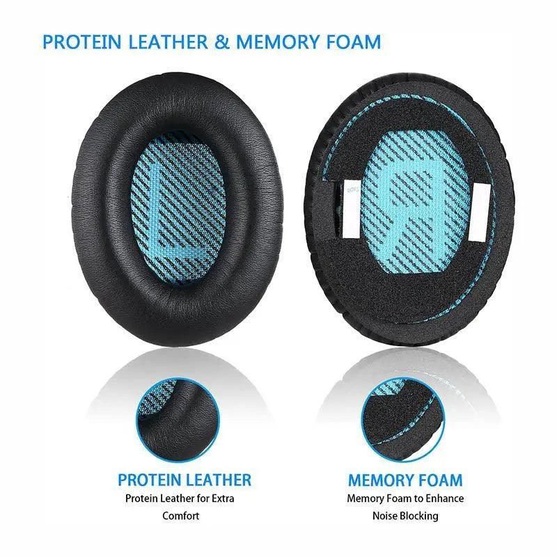 Replacement Ear Pads Cushions For Bose Quietcomfort 35 Qc35 Ii Qc25 Qc15 Ae2 - Gold-Black
