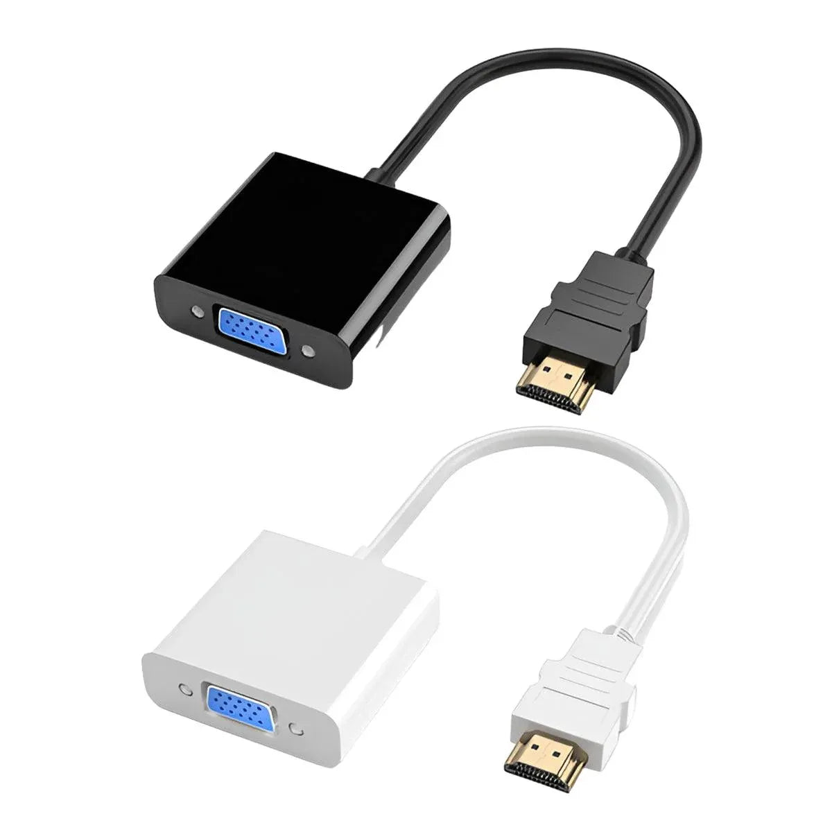 Jasoz 1080P Hdmi Male To Vga Female Video Adapter Cable Converter Chipset - Black