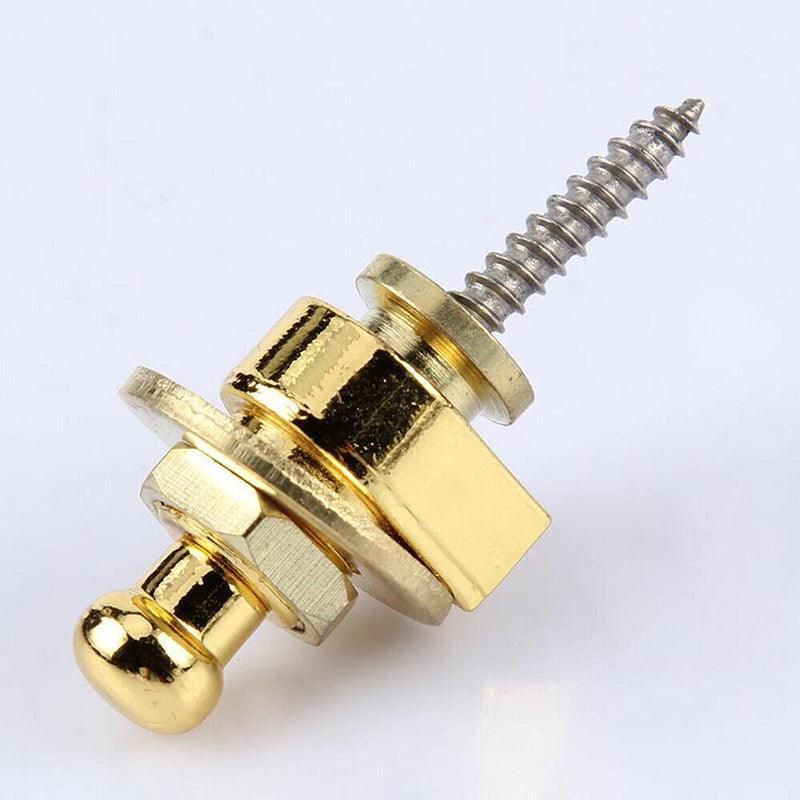 1PC Buttons Straplocks Bass Replacement Strap Locks Electric Acoustic Guitar - Black