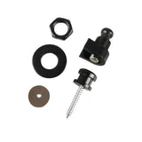 1PC Buttons Straplocks Bass Replacement Strap Locks Electric Acoustic Guitar - Black - Extra Image